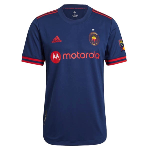 Authentic Camiseta Chicago Fire 1ª 2021-2022 Azul